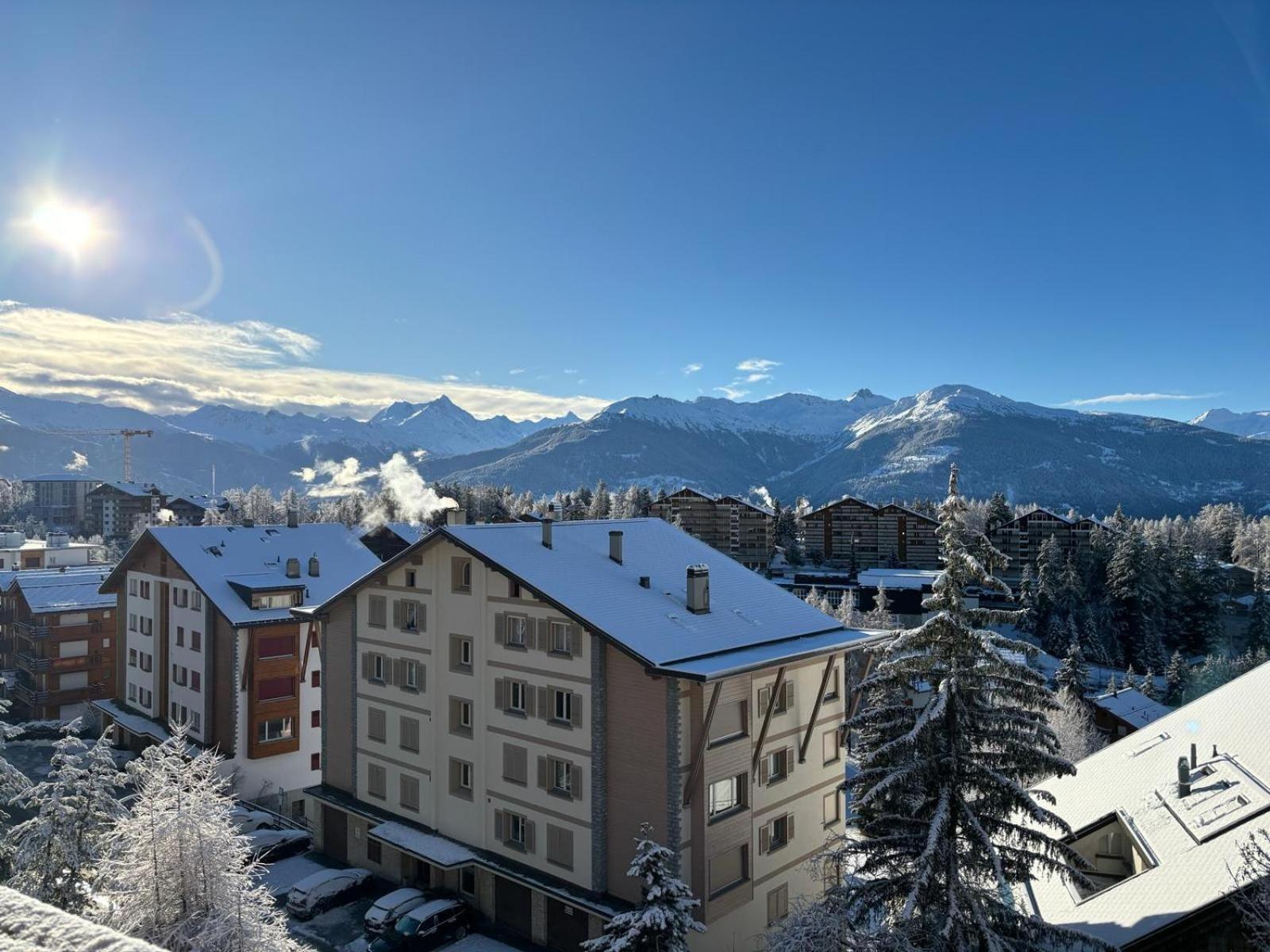 L'Eperon Center Crans Wonderful View Apartman Kültér fotó