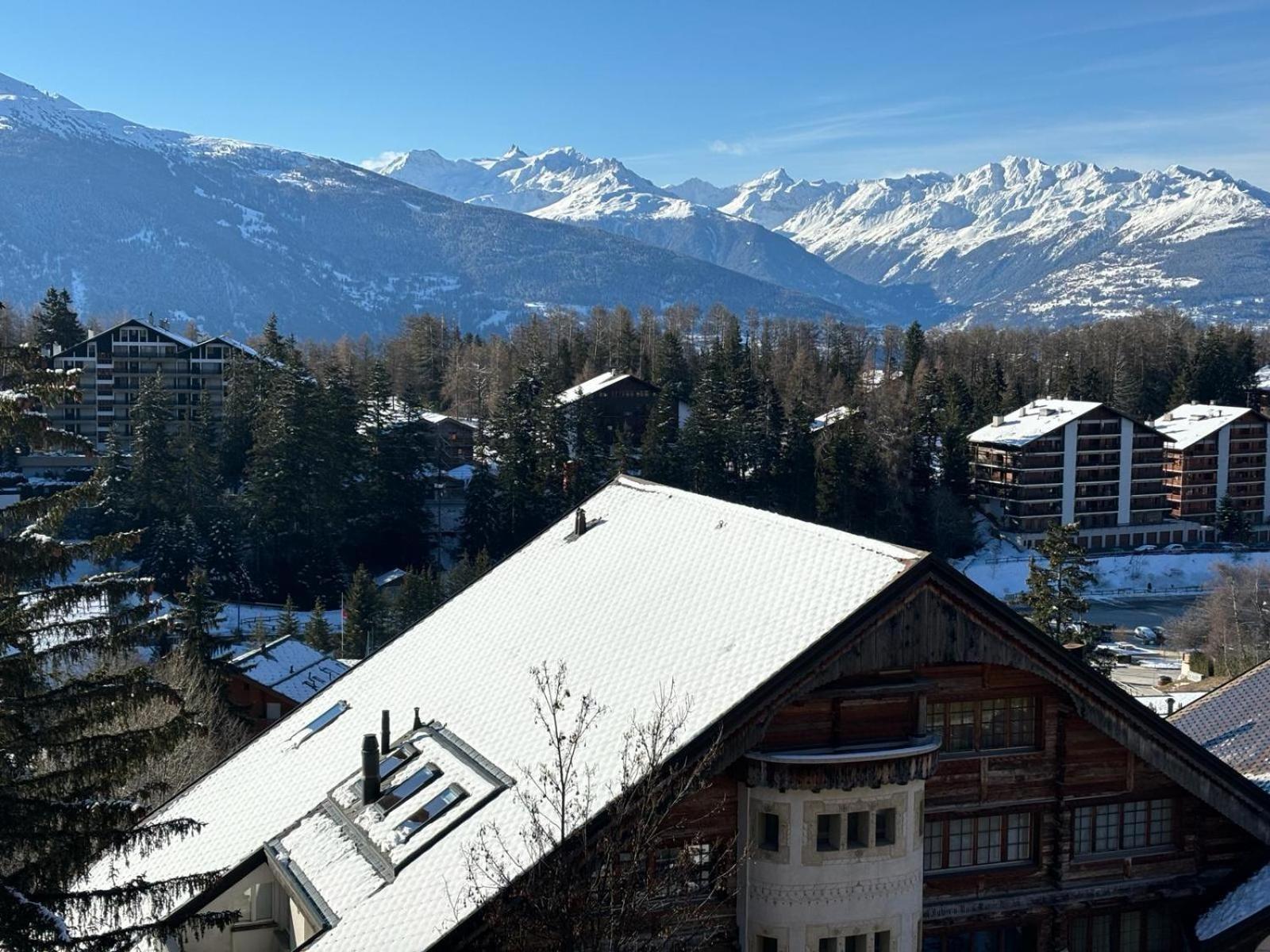 L'Eperon Center Crans Wonderful View Apartman Kültér fotó