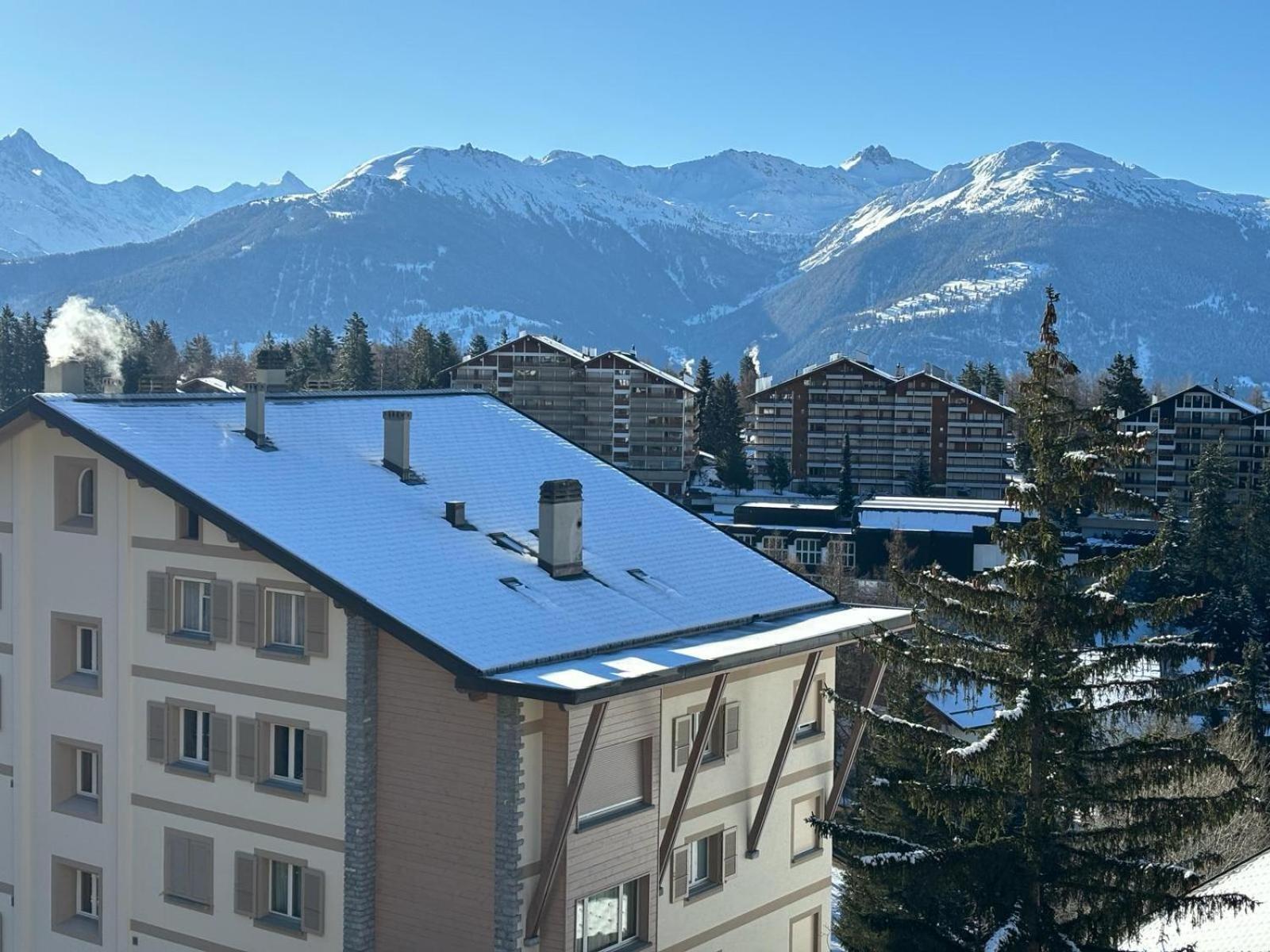 L'Eperon Center Crans Wonderful View Apartman Kültér fotó