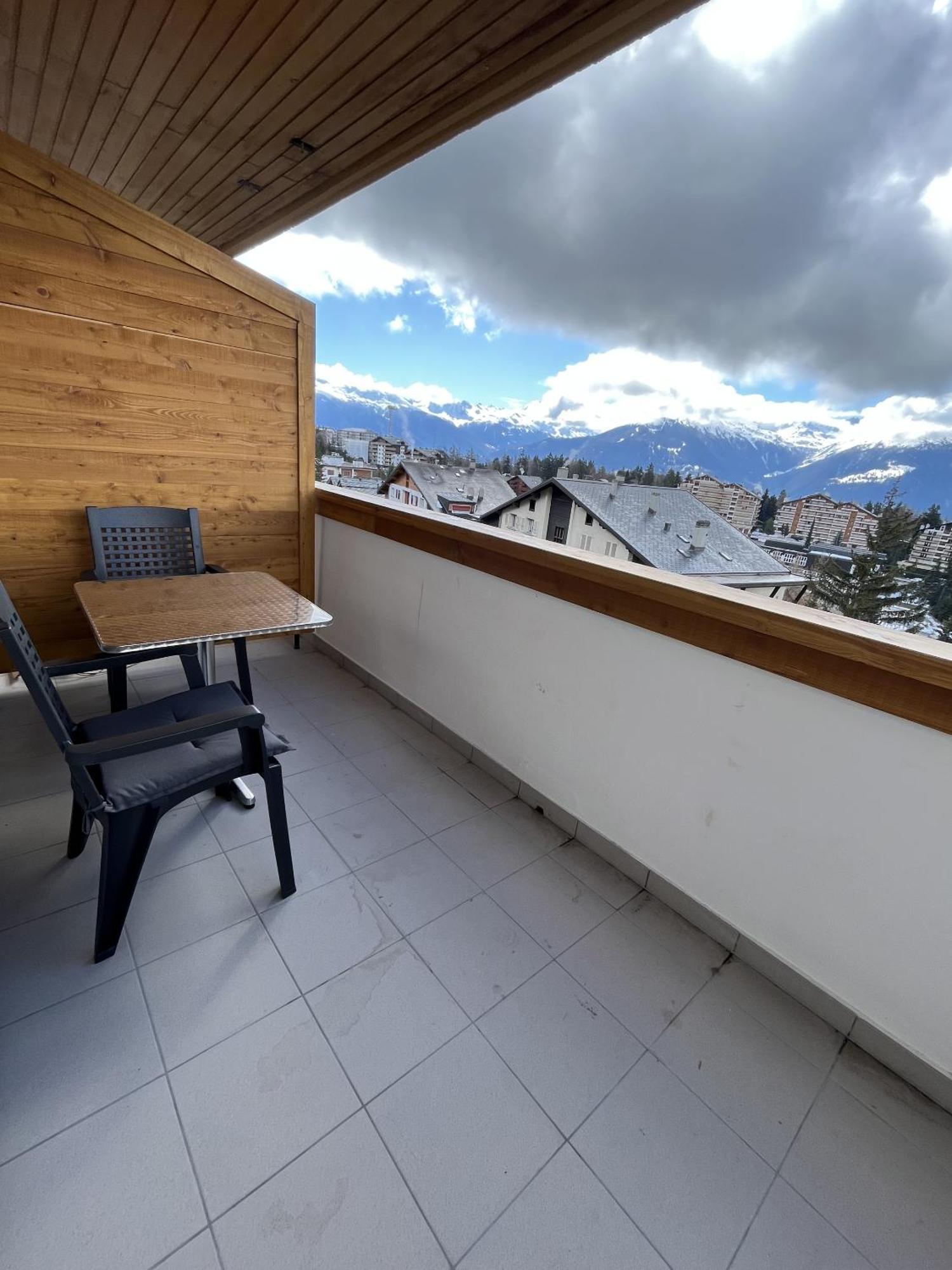 L'Eperon Center Crans Wonderful View Apartman Kültér fotó
