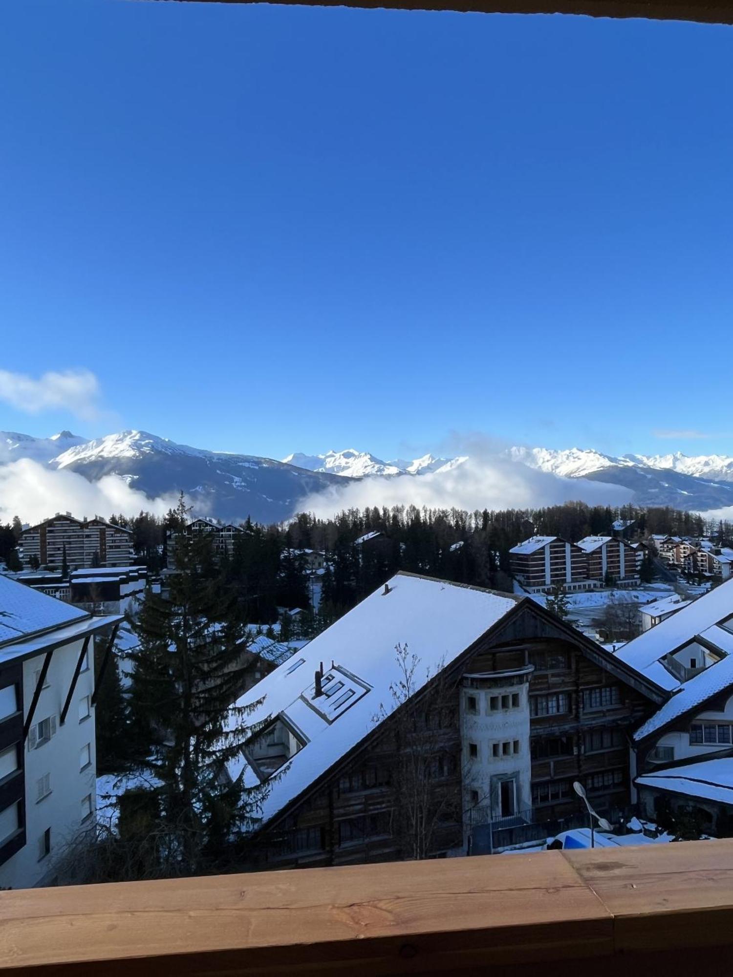 L'Eperon Center Crans Wonderful View Apartman Kültér fotó