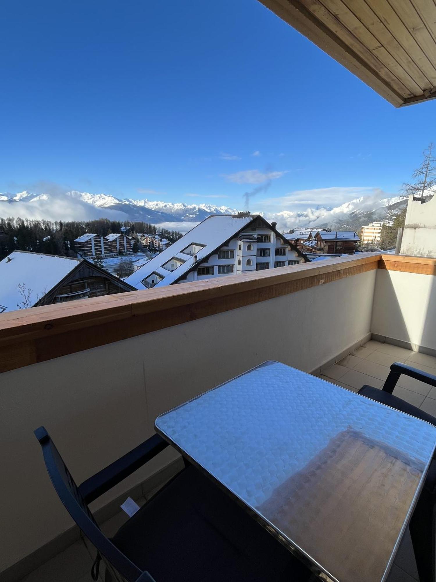 L'Eperon Center Crans Wonderful View Apartman Kültér fotó