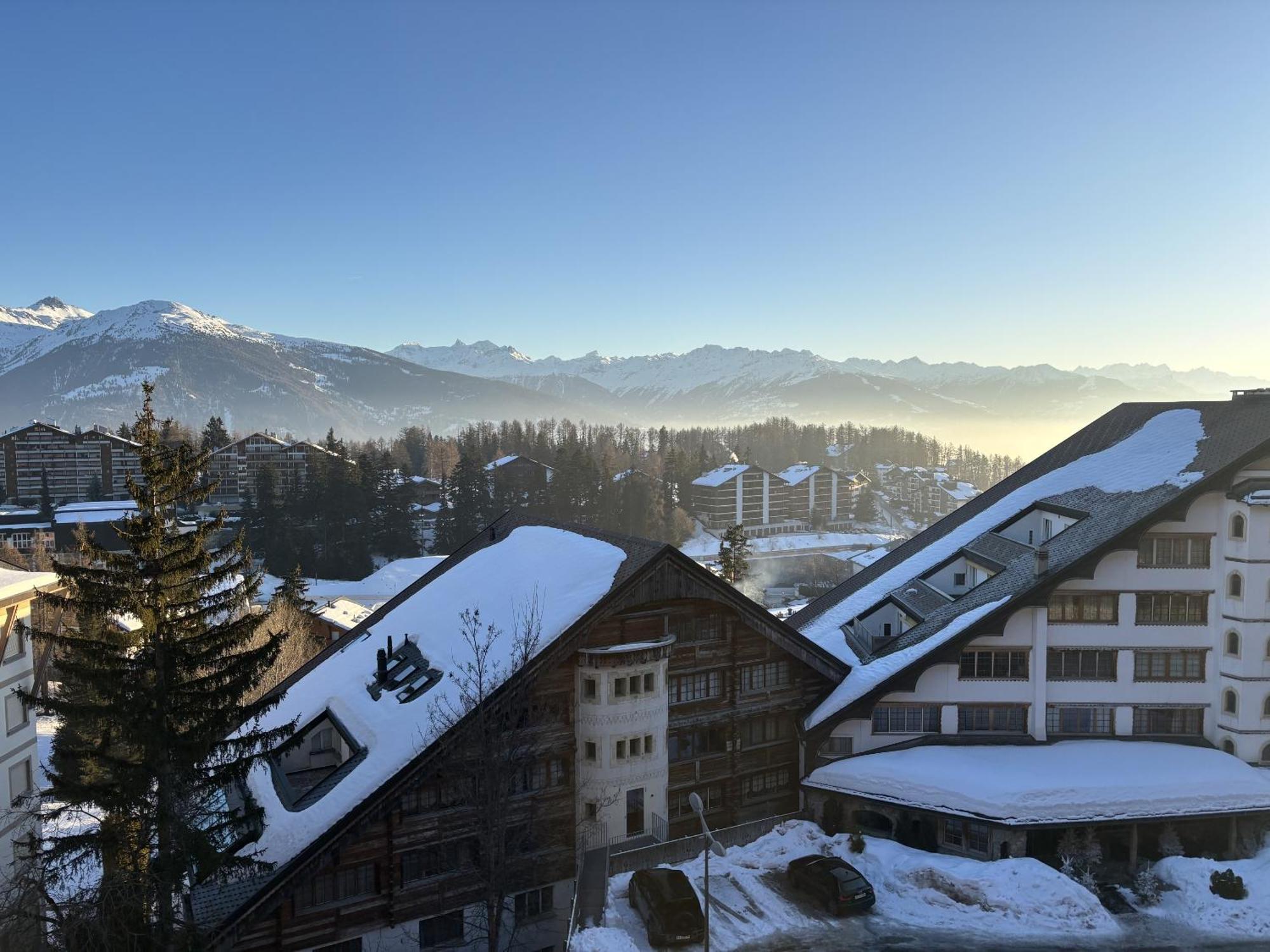 L'Eperon Center Crans Wonderful View Apartman Kültér fotó