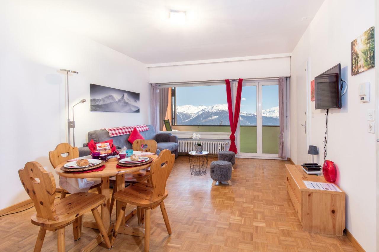 L'Eperon Center Crans Wonderful View Apartman Kültér fotó