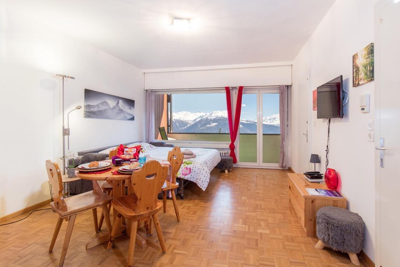 L'Eperon Center Crans Wonderful View Apartman Kültér fotó